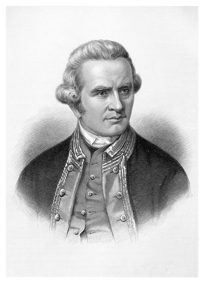 Kapitein James Cook, Engelse ontdekkingsreiziger, navigator en cartograaf door Unbekannt