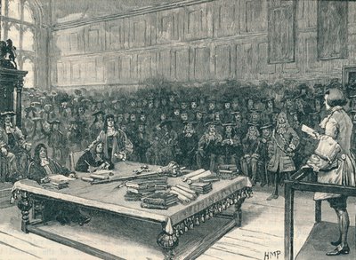 Kapitein Kidd voor de balie van het Lagerhuis, 1700 1905 door Unbekannt