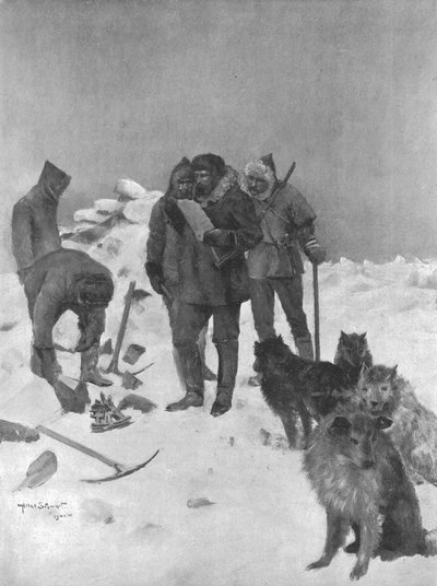 Kapitein MacClintocks zoektocht naar Franklin, 1859: De ontdekking van de...Relikwieën..., 1901 door Unbekannt