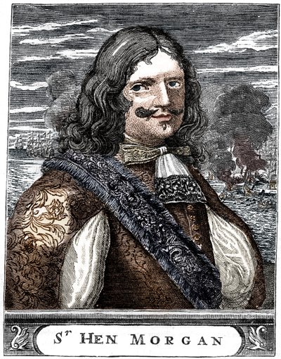 Kapitein Morgan, 17e-eeuwse boekanier, ca. 1880 door Unbekannt