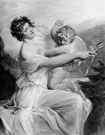 Gevangen Cupido, 1899 door Unbekannt