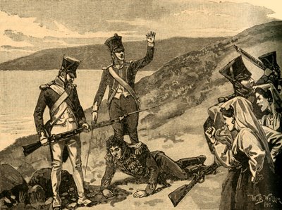 Gevangenneming van de Franse maarschalk Joachim Murat, Calabrië, Italië, 1815 door Unbekannt