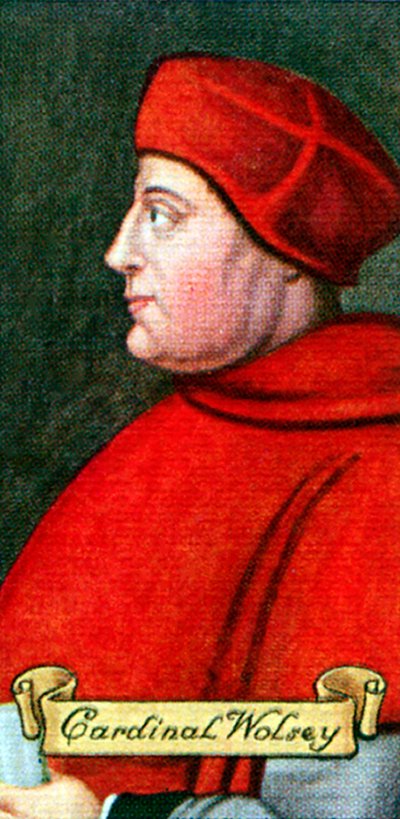 Kardinaal Wolsey, uit een serie sigarettenkaartjes, 1935 door Unbekannt