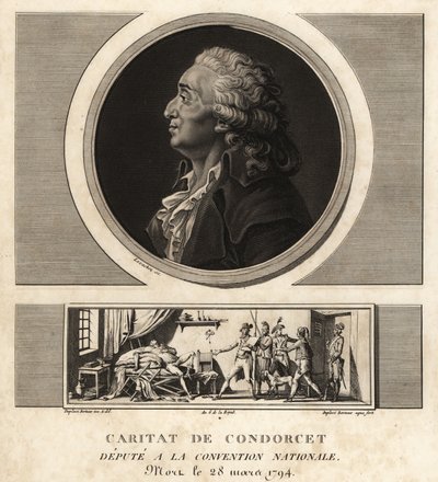 Caritat de Condorcet (1743-1794), Franse filosoof en wiskundige door Unbekannt
