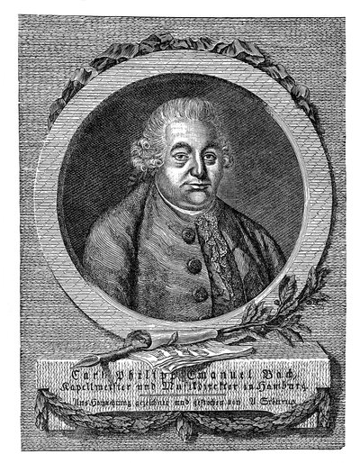 Carl Philip Emanuel Bach, Duitse componist en muzikant door Unbekannt