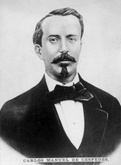 Carlos Manuel de Cespedes 1819-1874, president van de Republiek Cuba in Arms, ca. 1910 door Unbekannt