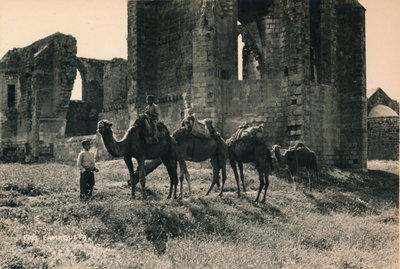 Karmelieten- en Armeense kerken bij Martinengo Bastion, Famagusta, Noord-Cyprus, 1936 door Unbekannt