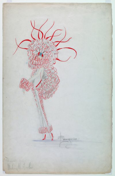 Anjermeisjes, Midnight Frolic, voor Ziegfeld Follies, 1921 door Unbekannt