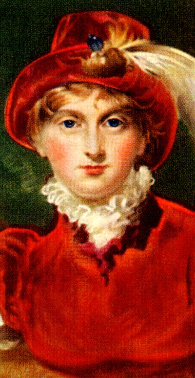 Caroline van Brunswijk, koningin-gemalin van koning George IV, begin 19e eeuw door Unbekannt