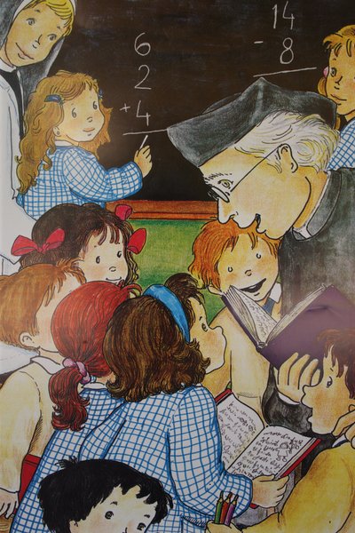 Katholieke school Madrid Spanje door Unbekannt