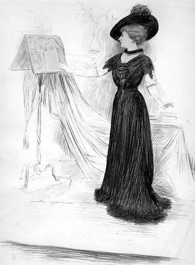Cécile Sorel, Franse actrice, 1909 door Unbekannt