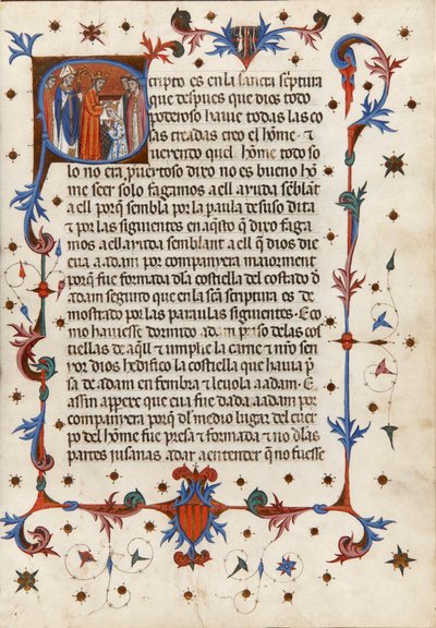 Ceremonie van wijding en kroning van de koningen en koninginnen van Aragon door Unbekannt