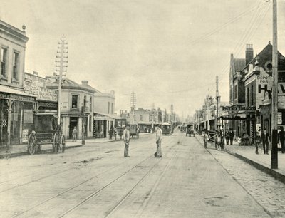 Chapel Street, Melbourne, 1901 door Unbekannt