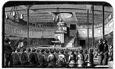 Kapel aan boord van de gevangenishulk Warrior in Woolwich, Londen, 1848 door Unbekannt