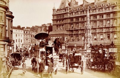 Charing Cross, Londen, ca. 1900 door Unbekannt