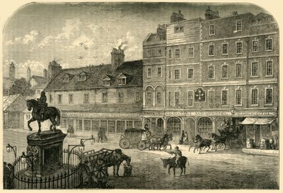 Charing Cross vanaf Northumberland House in 1750, 1881 door Unbekannt
