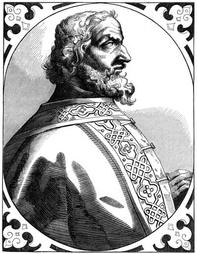 Karel de Grote 712-814, Heilige Roomse Keizer en Koning der Franken, 16e eeuw 1849 door Unbekannt