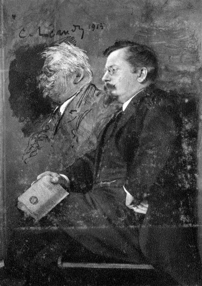 Charles-Lucien Leandre, Franse schilder, illustrator en beeldhouwer, 1915 door Unbekannt