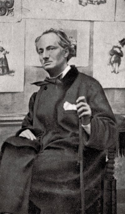 Charles Baudelaire, Franse dichter en kunstcriticus, 1857 door Unbekannt