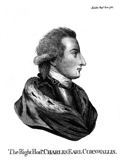 Charles Cornwallis 1738-1805, 1e Markies Cornwallis door Unbekannt