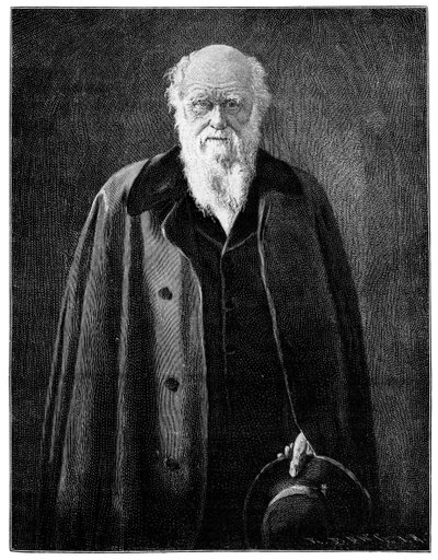 Charles Darwin, beroemde natuuronderzoeker en denker, 1900 door Unbekannt