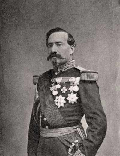 Charles Denis Bourbaki, Franse soldaat en generaal, 1868 door Unbekannt