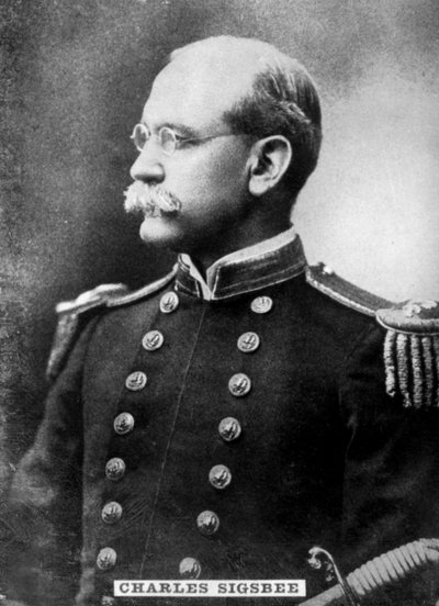 Charles Dwight Sigsbee 1845-1923, Schout-bij-Nacht in de Amerikaanse Marine, c1910 door Unbekannt