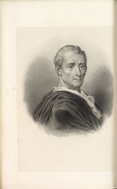 Charles de Secondat, Baron de Montesquieu 1689-1755 door Unbekannt
