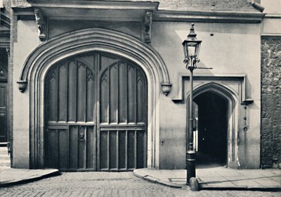 Charterhouse. Exterieur van de ingangspoort door Unbekannt