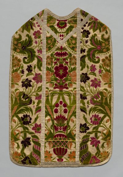 Kazule, Stola, Bursa Corporale Kist, en Manipel, ca. 1600-1700 door Unbekannt