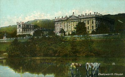 Chatsworth Huis, eind 19e-begin 20e eeuw door Unbekannt