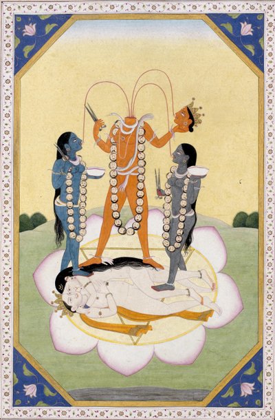 Chhinnamasta, ca. 1800 door Unbekannt