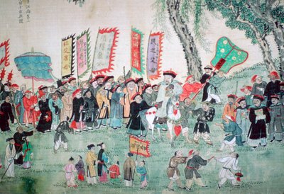Chinese schildering uit een serie over Chao Hsia door Unbekannt