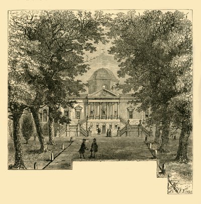 Chiswick House, in 1763, ca. 1878 door Unbekannt