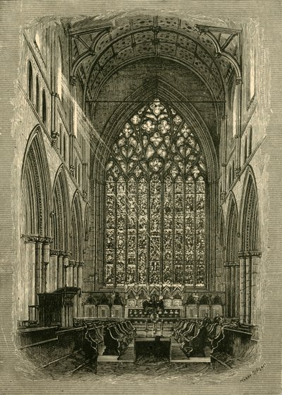 Koor van de kathedraal, 1898 door Unbekannt