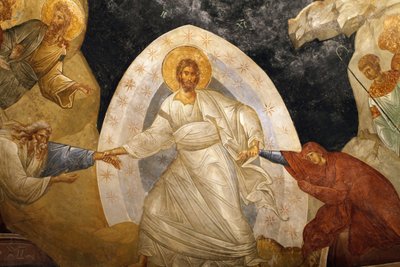 Chora-kerk museum: Opstanding fresco, Istanboel, Turkije door Unbekannt