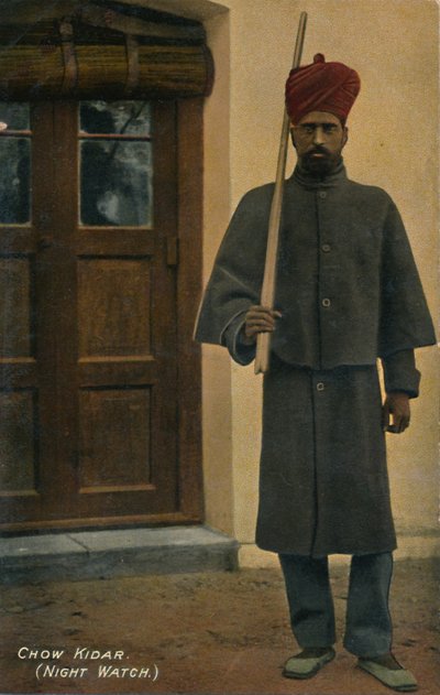 Chow Kidar Nachtwacht, ca. 1910 door Unbekannt