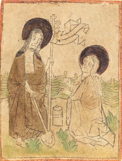 Christus verschijnt aan Maria Magdalena door Unbekannt