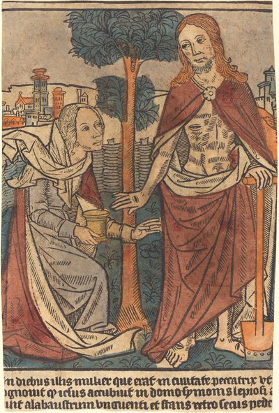 Christus verschijnt aan Maria Magdalena, ca. 1500 door Unbekannt