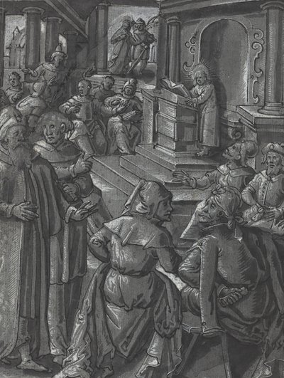 Christus geneest de lamme door Unbekannt