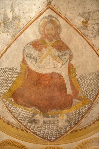 Christus Pantocrator (en glorie). Paray le Monial basiliek Paray le Monial Frankrijk door Unbekannt