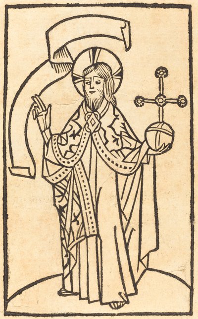 Christus als Salvator Mundi door Unbekannt