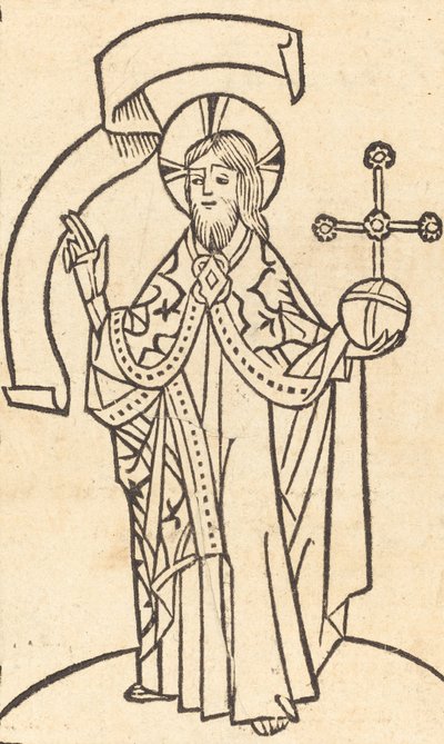Christus als Salvator Mundi door Unbekannt