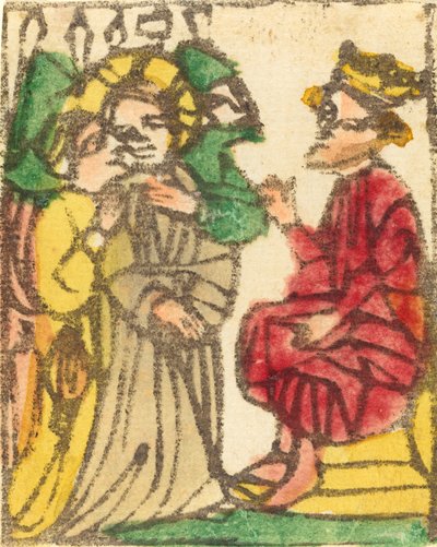 Christus voor Herodes, waarschijnlijk 1425-1450 door Unbekannt