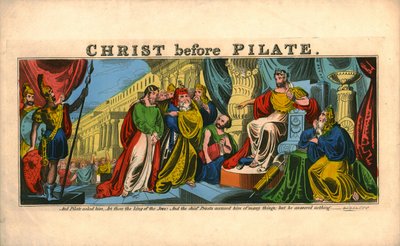 Christus voor Pilatus door Unbekannt