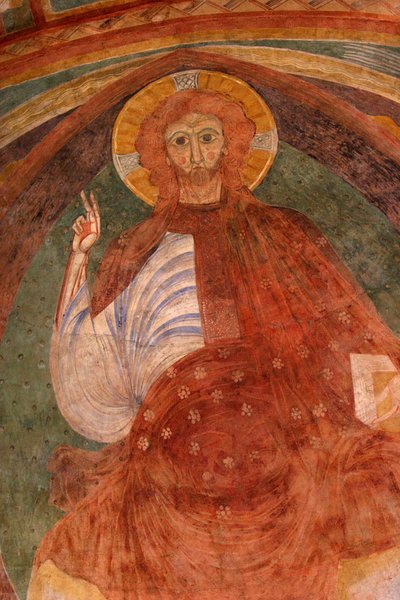 Christus in Glorie. Kathedraal van Nevers, Nevers, Frankrijk door Unbekannt