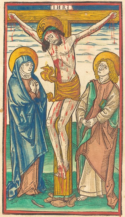 Christus aan het kruis door Unbekannt