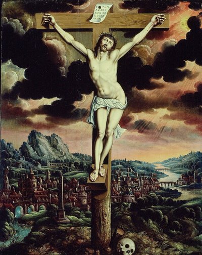 Christus aan het kruis, 1575-1625 door Unbekannt
