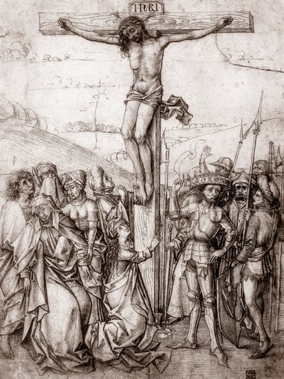 Christus aan het Kruis, ca. 1480 door Unbekannt