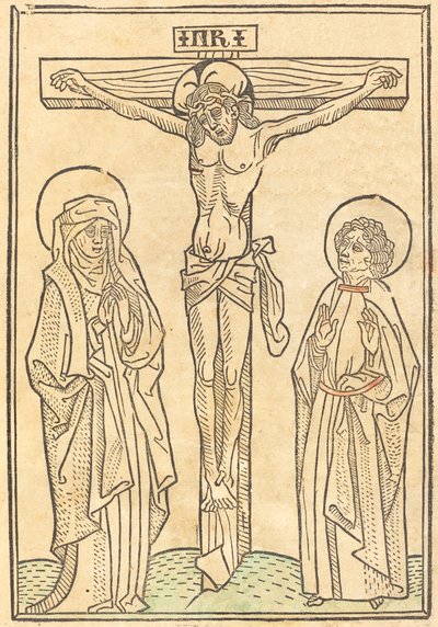 Christus aan het kruis door Unbekannt